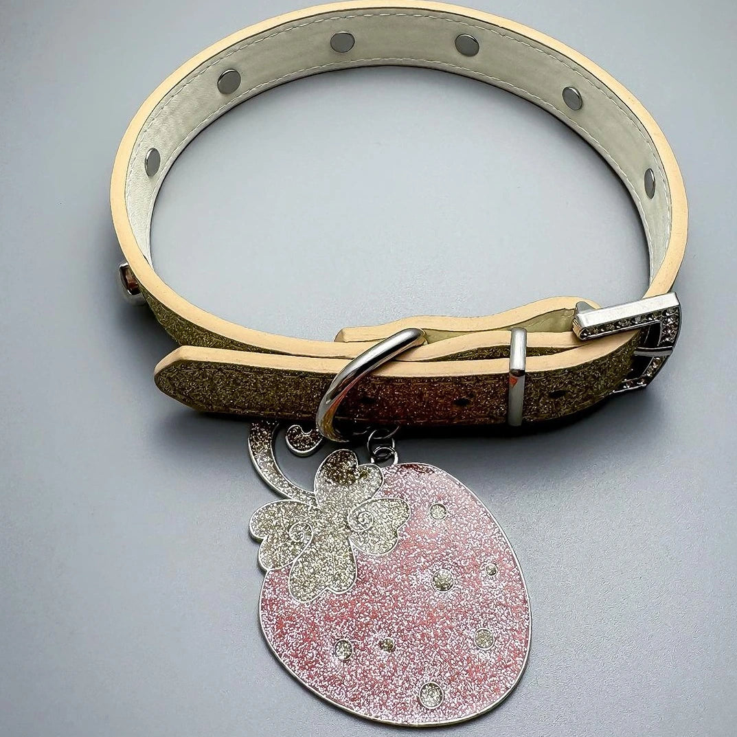 Accessories Adjustable Strawberry Pendant Collar Necklace