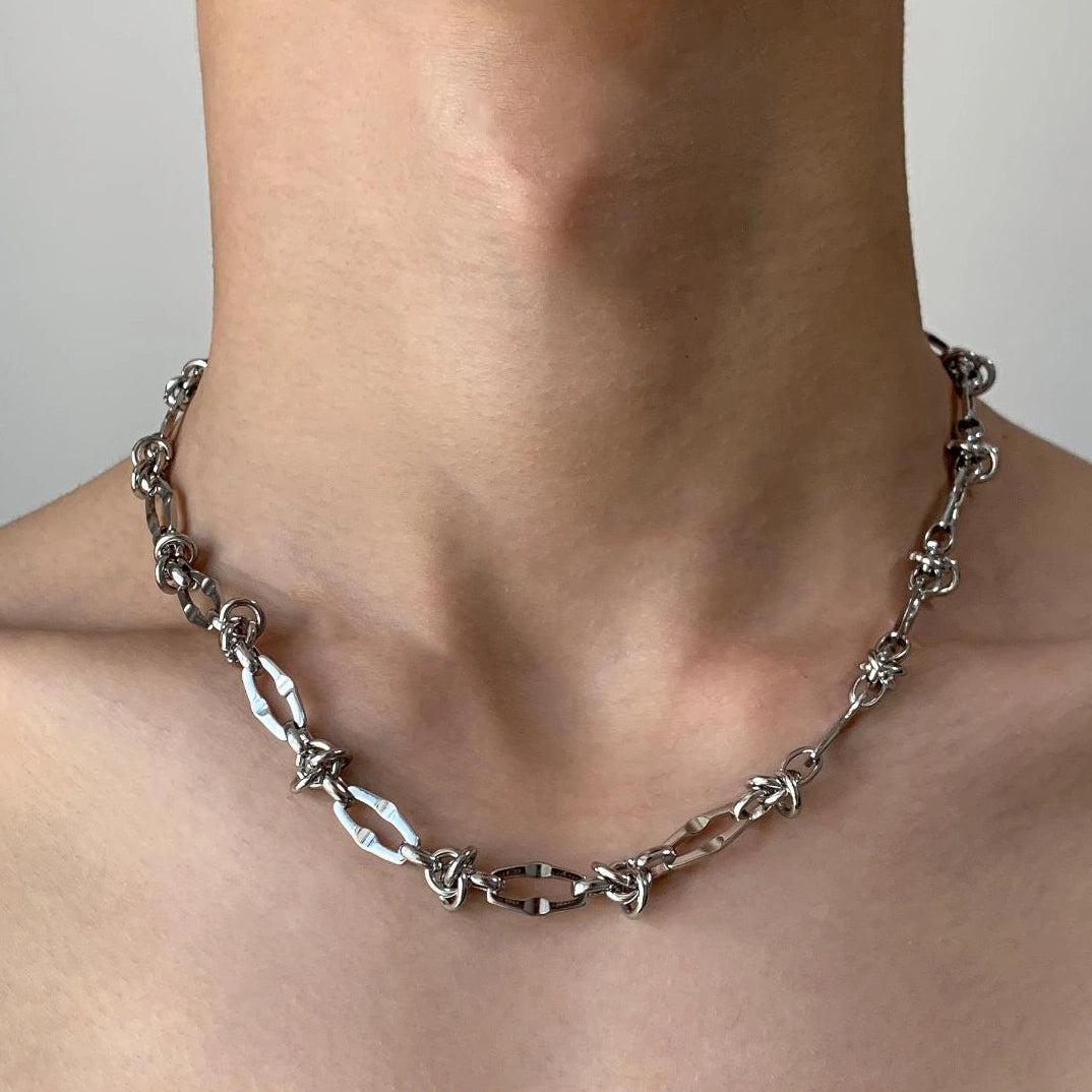 Accessories Adjustable Titanium Steel Collar Necklace