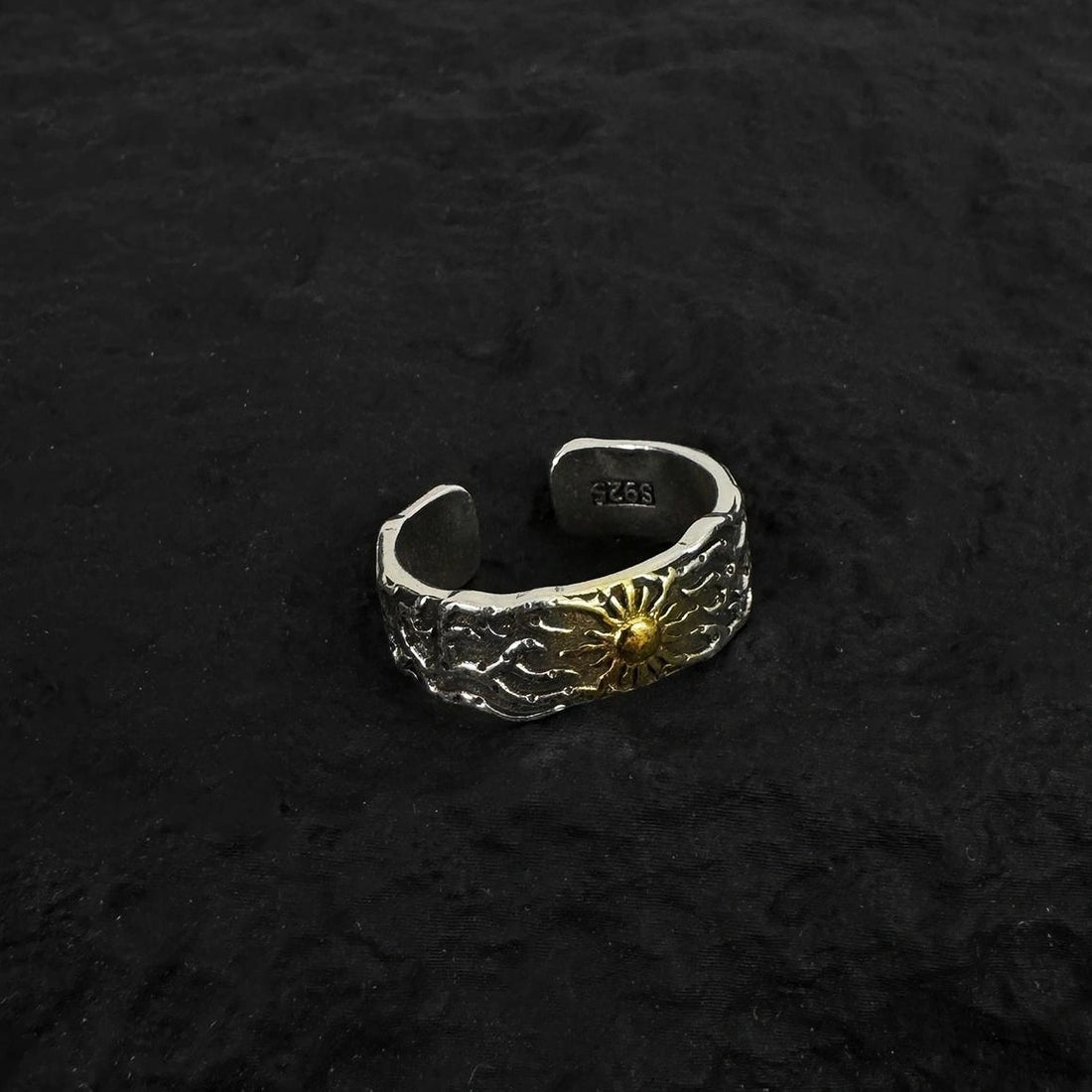 Accessories Antique Sun Adjustable Ring