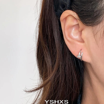 Accessories Artistic Diamond Stud Ear Cuff