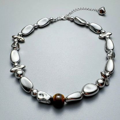 Accessories Asymmetric Geometric Choker