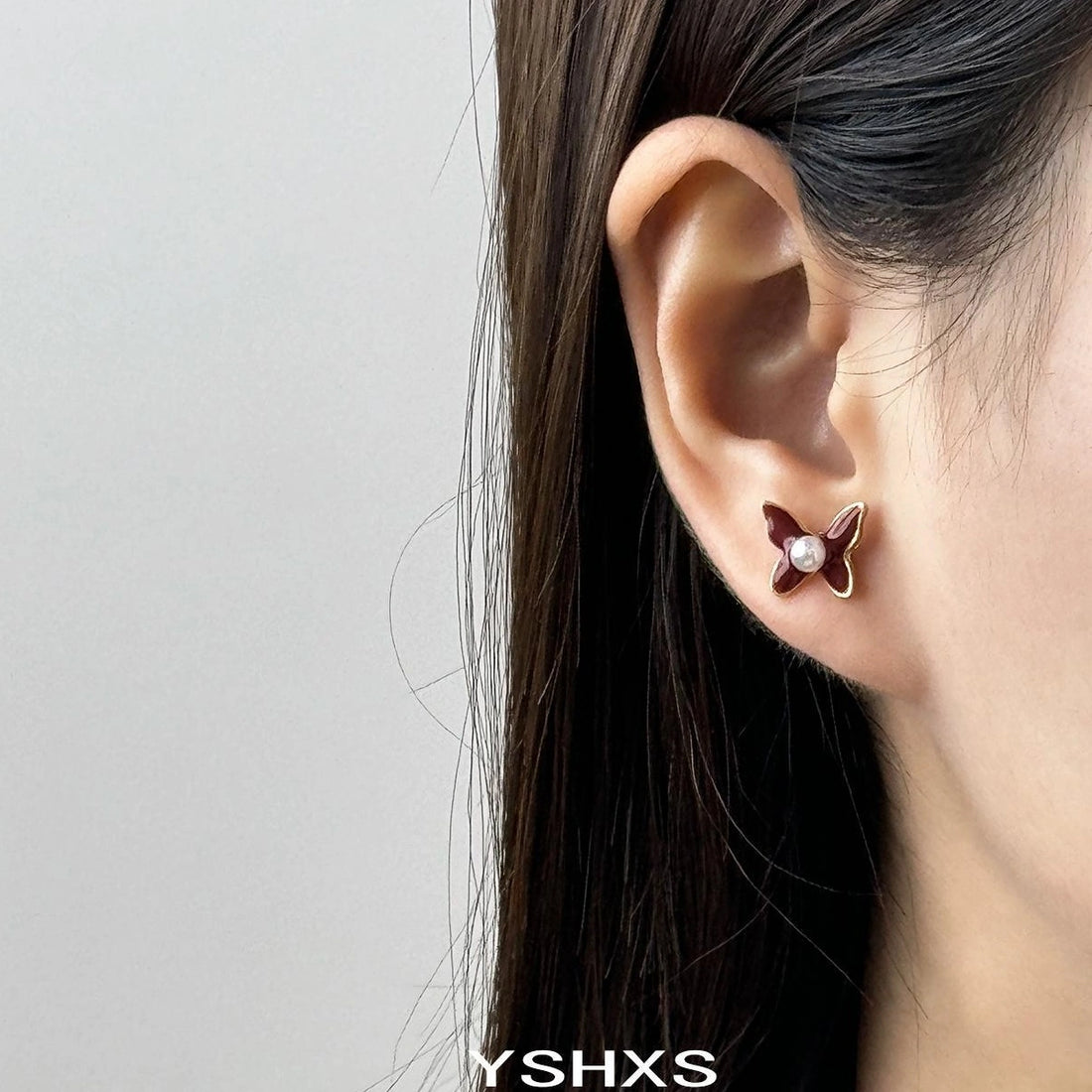 Accessories Autumn Pearl Butterfly Earrings