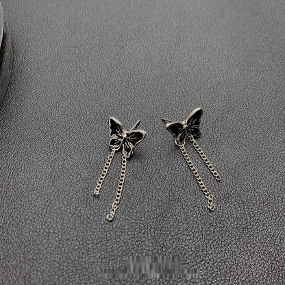 Accessories_Black_Butterfly_Fringe_Earrings_MISSTT