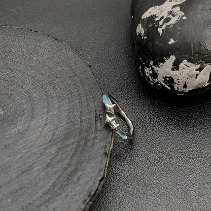 Accessories Blue Star Adjustable Minimalist Ring
