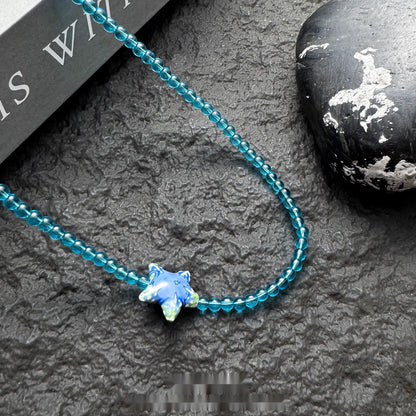Accessories_Blue_Starfish_Crystal_Bead_Choker_Necklace_MISSTT