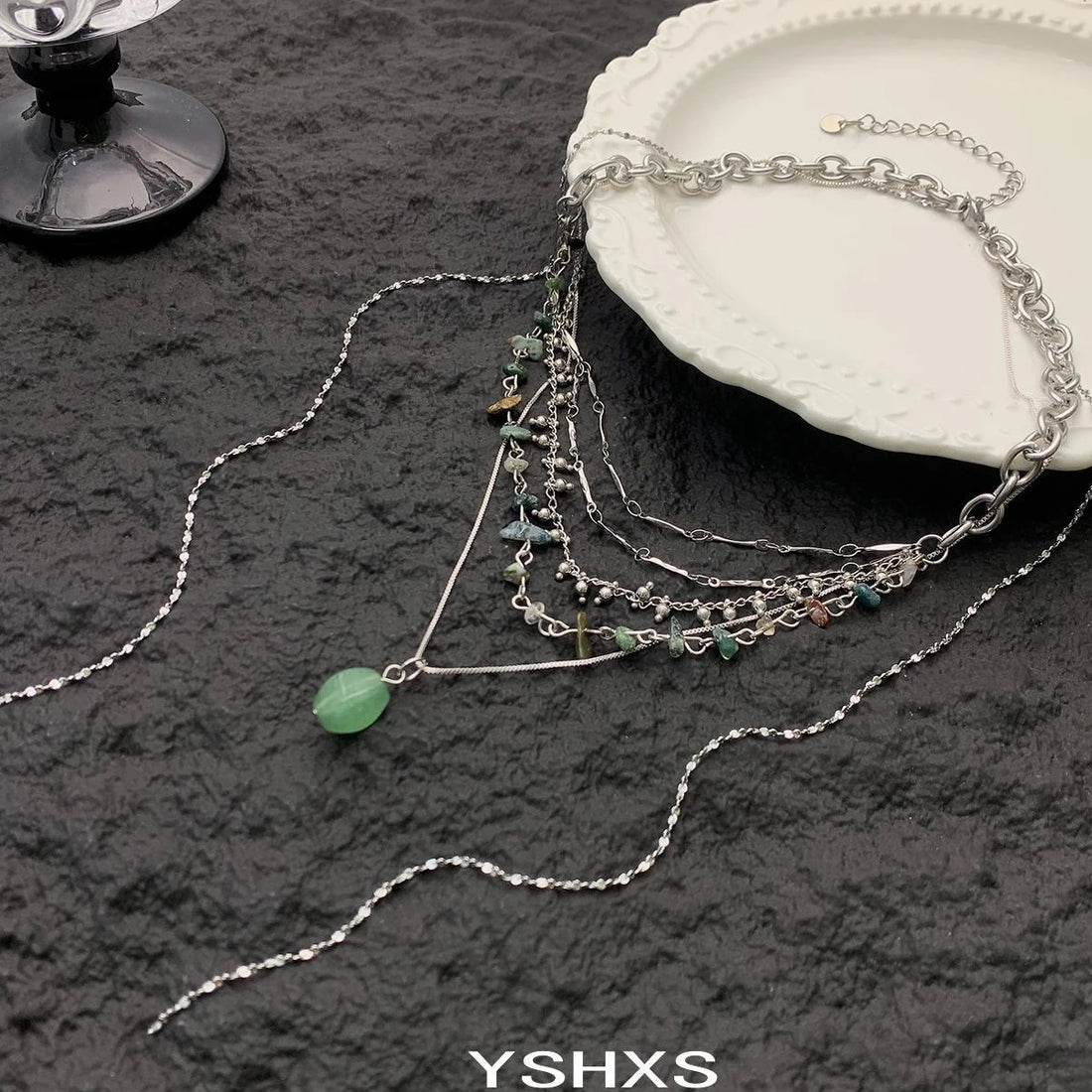 Accessories Bohemian Turquoise Multi Layer Fringe Pendant Necklace