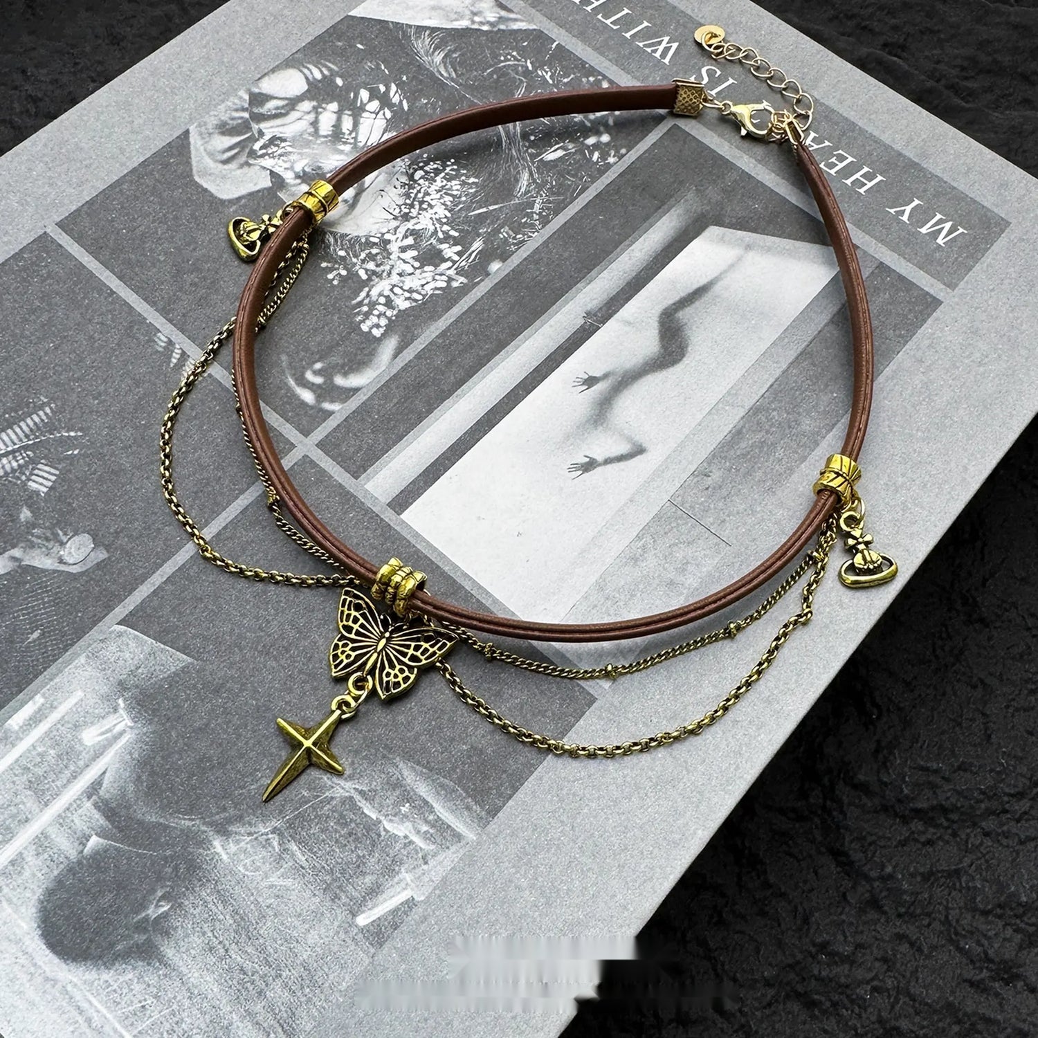 Accessories_Brown_Leather_Butterfly_Lariat_Choker_Necklace_MISSTT