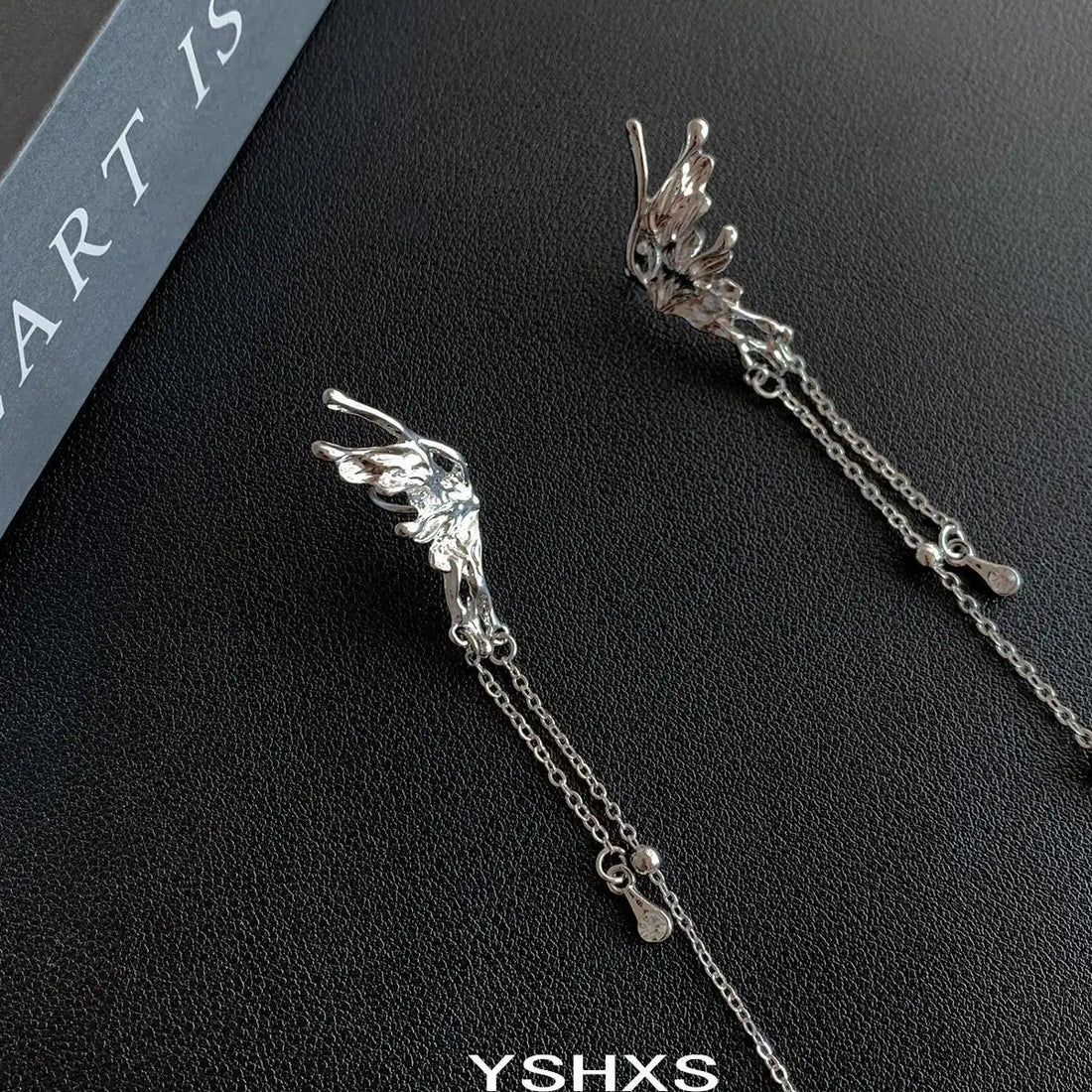 Accessories Butterfly Wing Tassel Ear Cuff