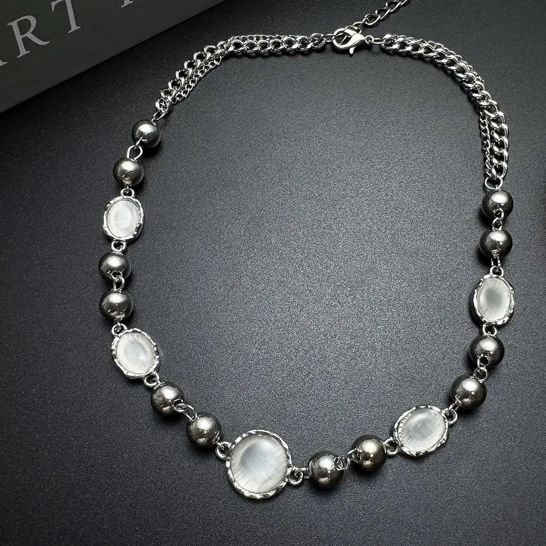 Accessories Cat S Eye Gemstone Choker Necklace