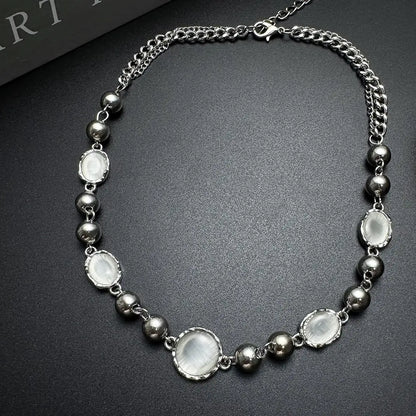 Accessories Cat S Eye Gemstone Choker Necklace