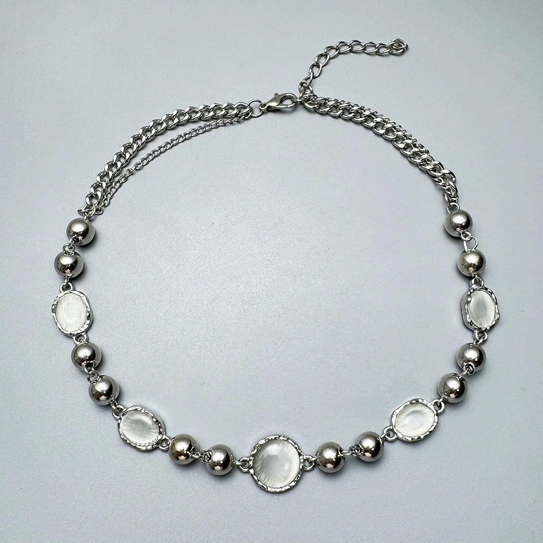 Accessories Cat S Eye Gemstone Choker Necklace
