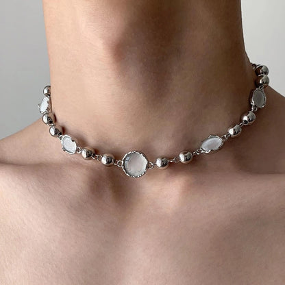 Accessories Cat S Eye Gemstone Choker Necklace