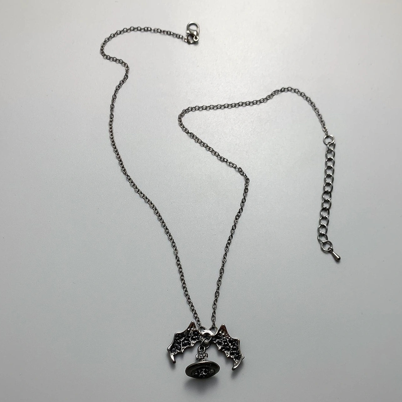 Accessories Celestial Bat Wing Pendant Necklace
