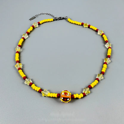 Accessories_Colorful_Dopamine_Beaded_Candy_Star_V-neck_Necklace_MISSTT