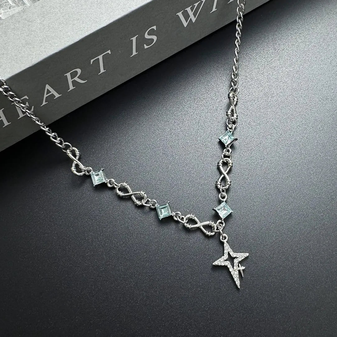 Accessories Cross Layered Collar Choker Necklace