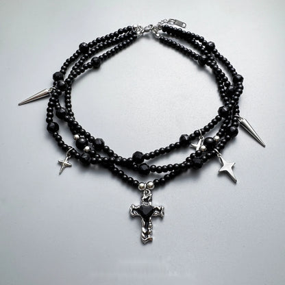Accessories_Crystal_Cross_Multi_Layer_Fringe_Choker_Necklace_MISSTT