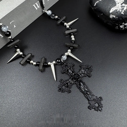 Accessories_Dark_Cross_Punk_Rivet_Layered_Necklace_MISSTT