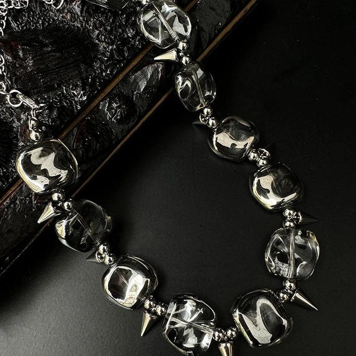 Accessories Dark Crystal Punk Choker Necklace