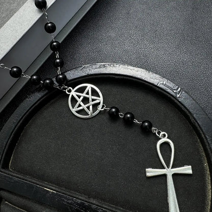 Accessories Dark Punk Gothic Cross Pendant Necklace