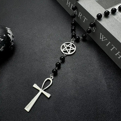 Accessories Dark Punk Gothic Cross Pendant Necklace