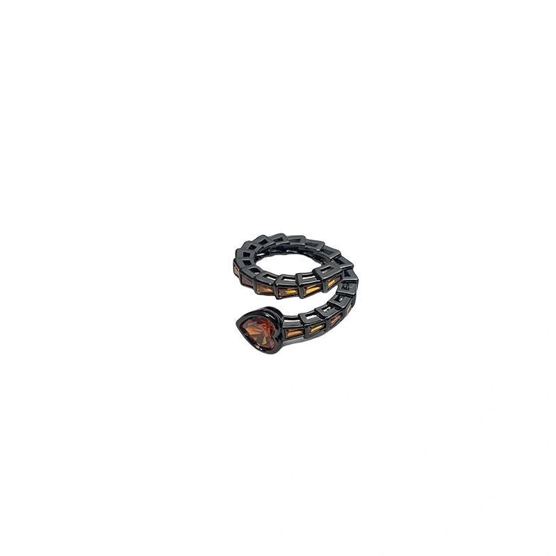 Accessories Dark Red Love Knot Adjustable Ring