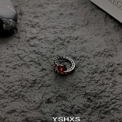 Accessories Dark Red Love Knot Adjustable Ring