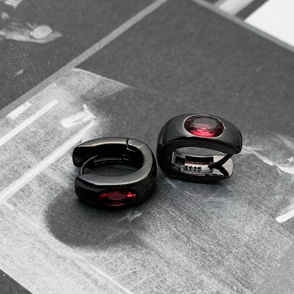 Accessories Dark Zircon Gunmetal Ear Cuff