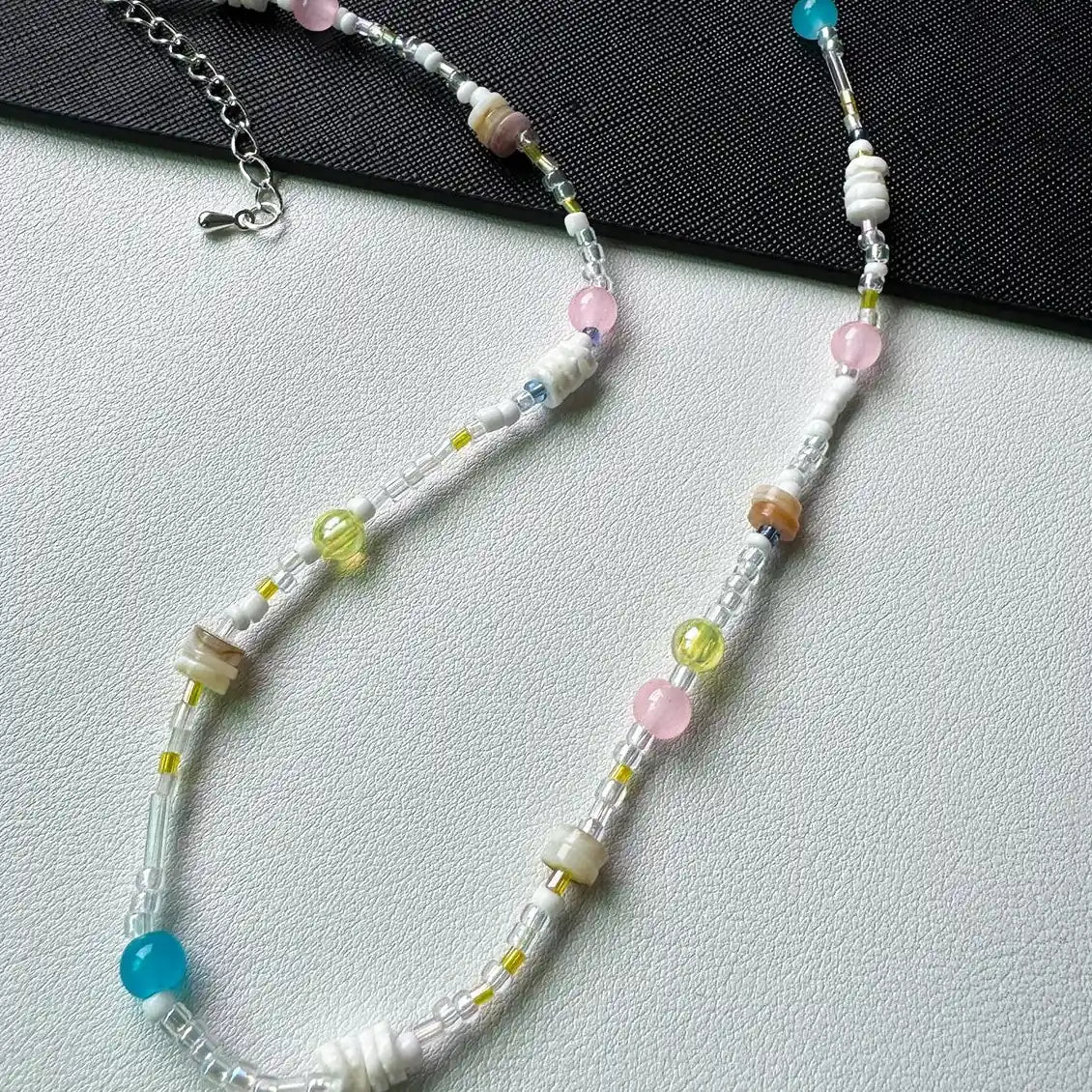 Accessories Dopamine Colorful Beaded Necklace
