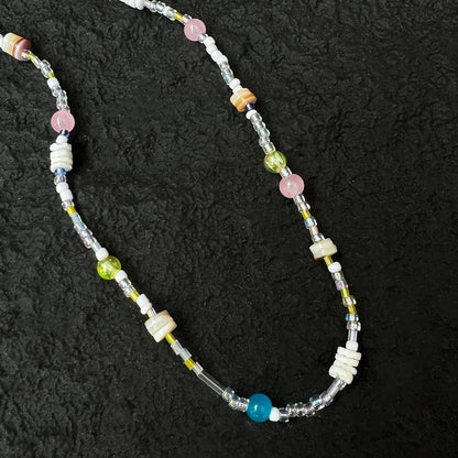 Accessories Dopamine Colorful Beaded Necklace