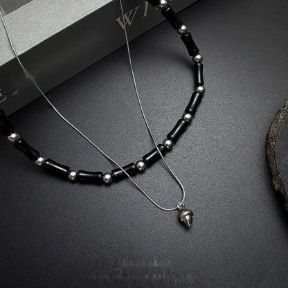 Accessories_Double_Layer_Bamboo_Pendant_Choker_Necklace_MISSTT