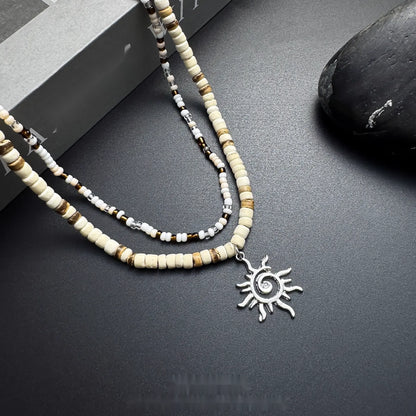 Accessories_Double_Layer_Coconut_Bead_Necklace_With_Sun_Pendant_MISSTT