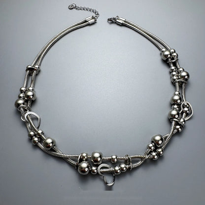 Accessories_Double_Layer_Metal_Bead_Necklace_MISSTT