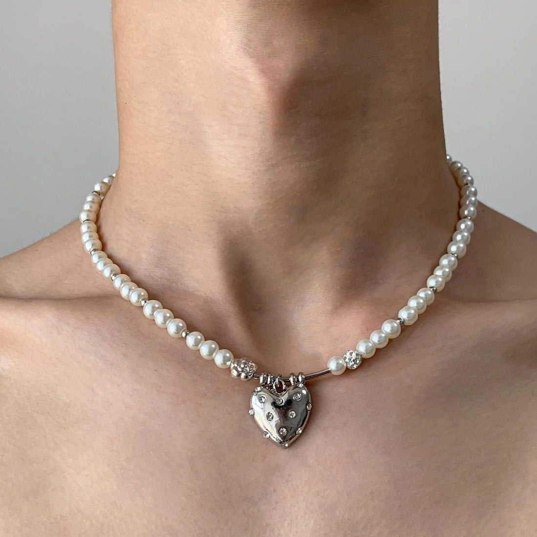 Accessories Elegant Pearl Choker Necklace