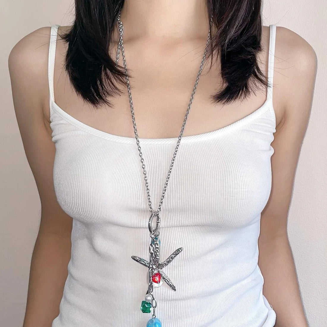 Accessories Elegant Starfish Pendant Necklace