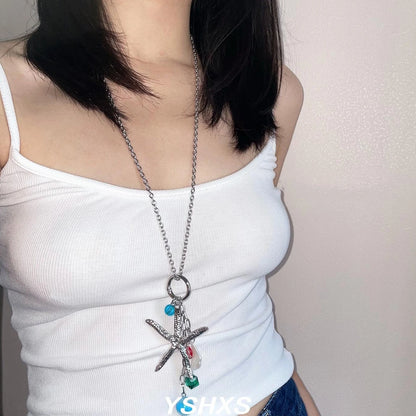 Accessories Elegant Starfish Pendant Necklace