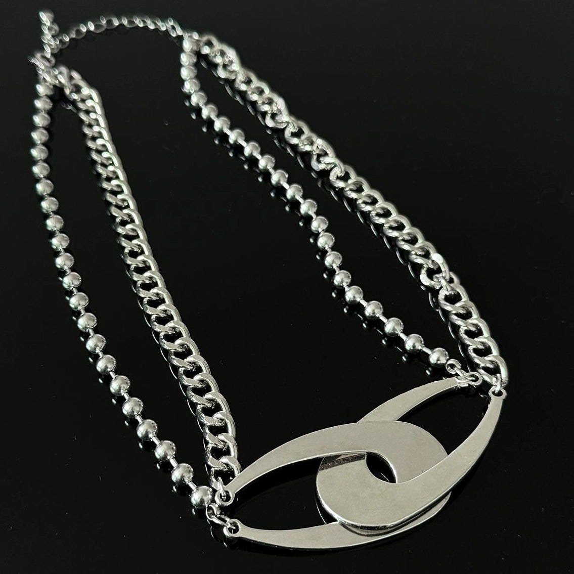 Accessories Exaggerated Punk Titanium Steel Necklace