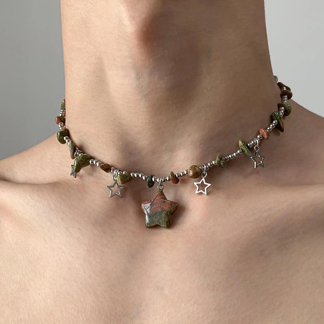Accessories Forest Star Crystal Bead Necklace