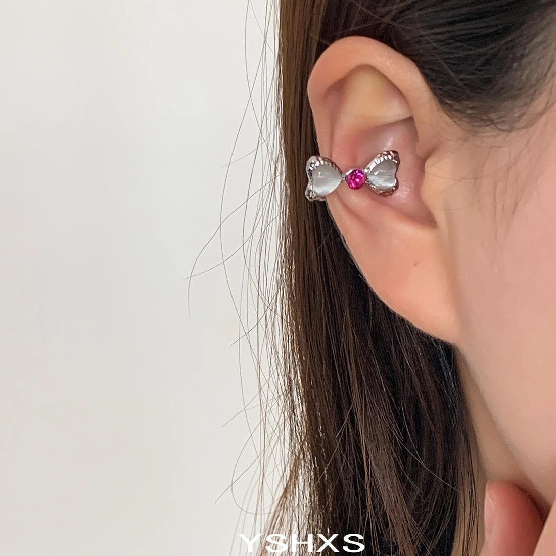 Accessories French Bow Love Ear Cuff