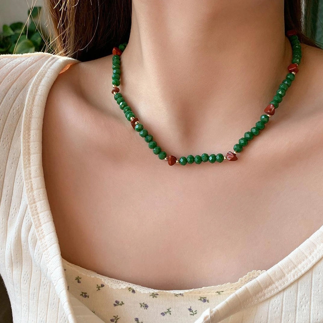 Accessories French Paris Spring Tree Choker V-neck T-shirt Long Sleeve