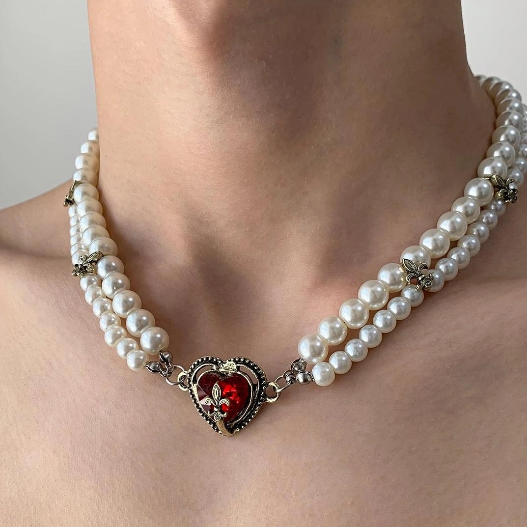 Accessories French Pearl Choker Necklace