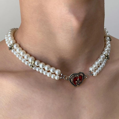 Accessories French Pearl Choker Necklace