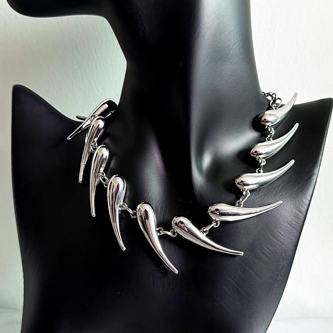 Accessories Geometric Punk Exaggerated Titanium Steel Choker