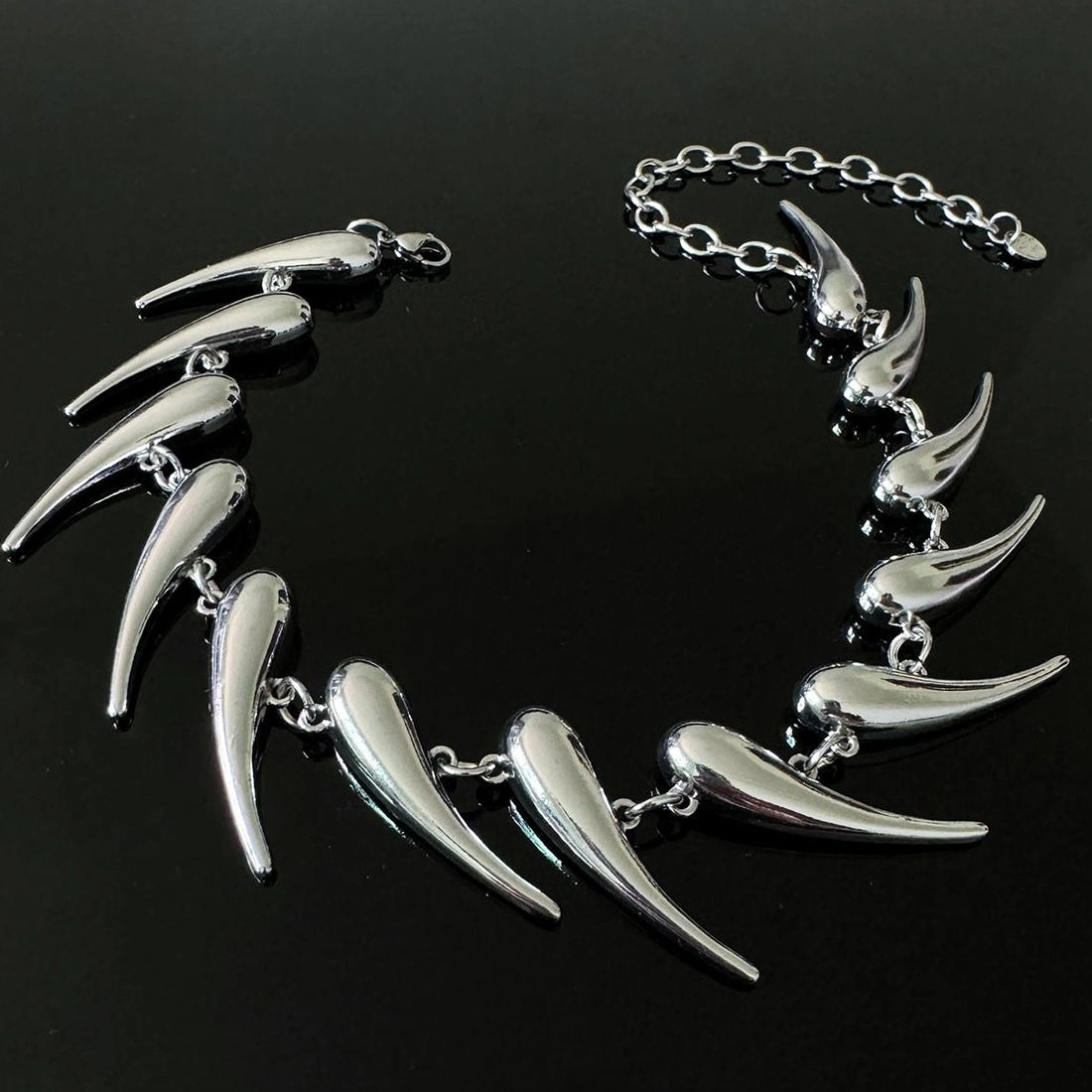 Accessories Geometric Punk Exaggerated Titanium Steel Choker