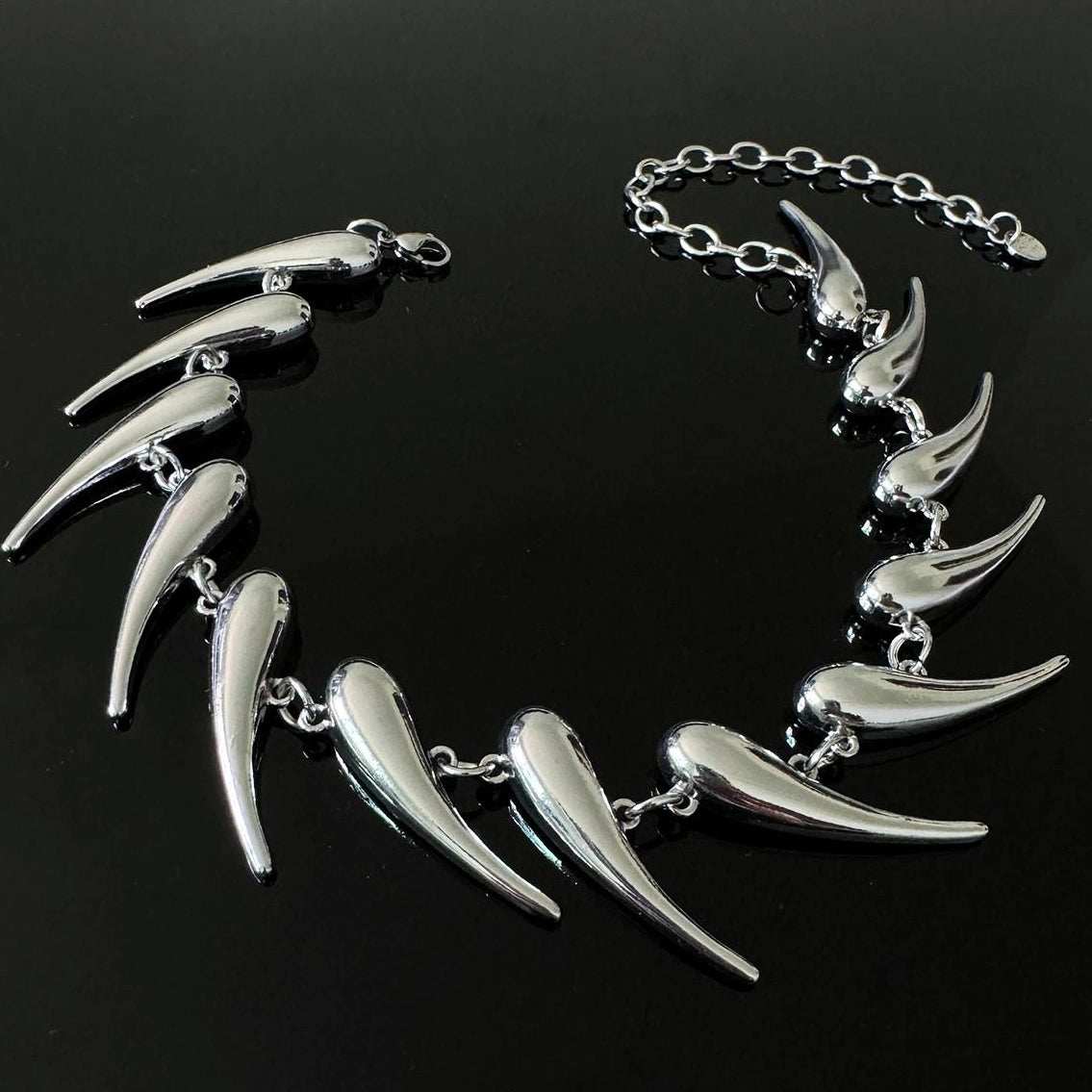 Accessories Geometric Punk Exaggerated Titanium Steel Choker