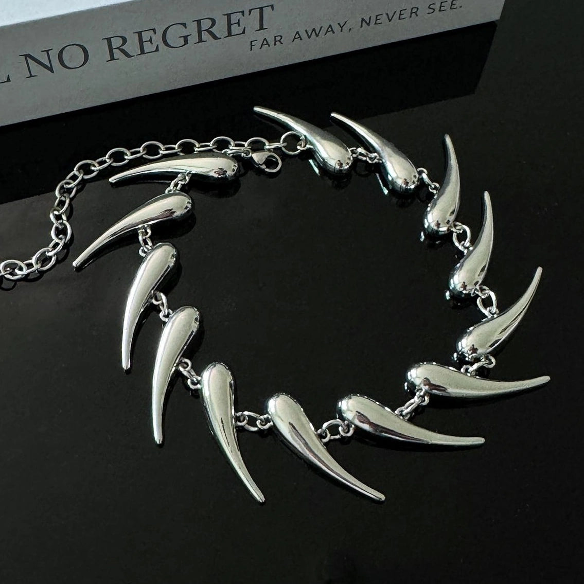 Accessories Geometric Punk Exaggerated Titanium Steel Choker