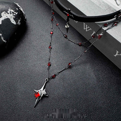 Accessories_Gothic_Layered_Cross_Choker_Necklace_MISSTT