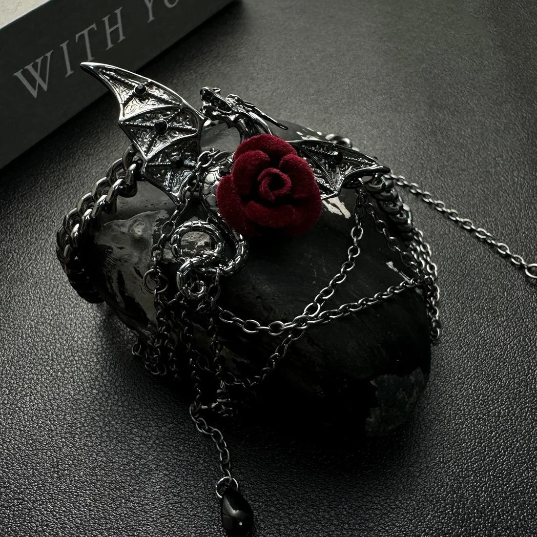Accessories Gothic Rose Chain With Vintage Tassels