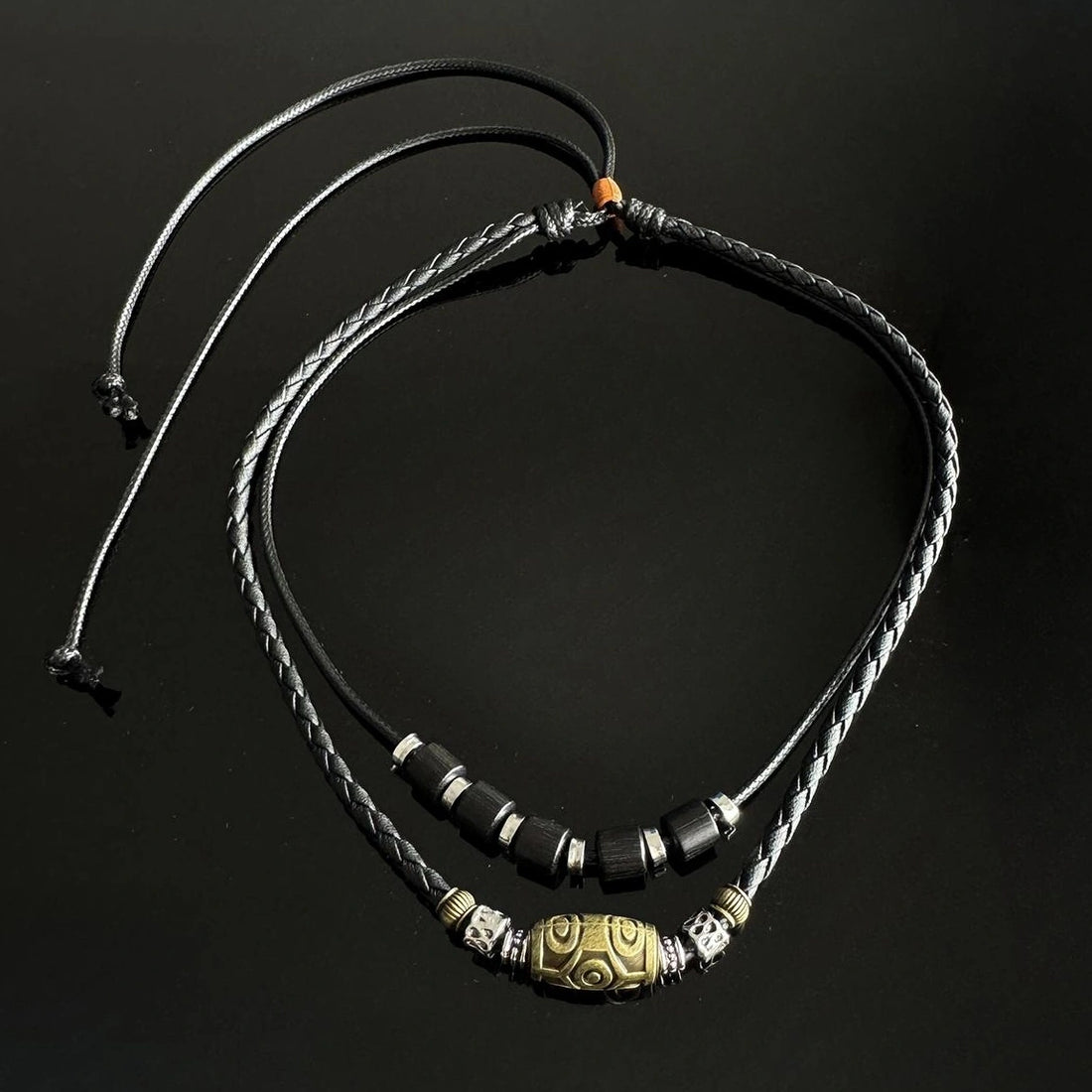Accessories Handwoven Tibetan Beaded Necklace Double Layer Ethnic Choker