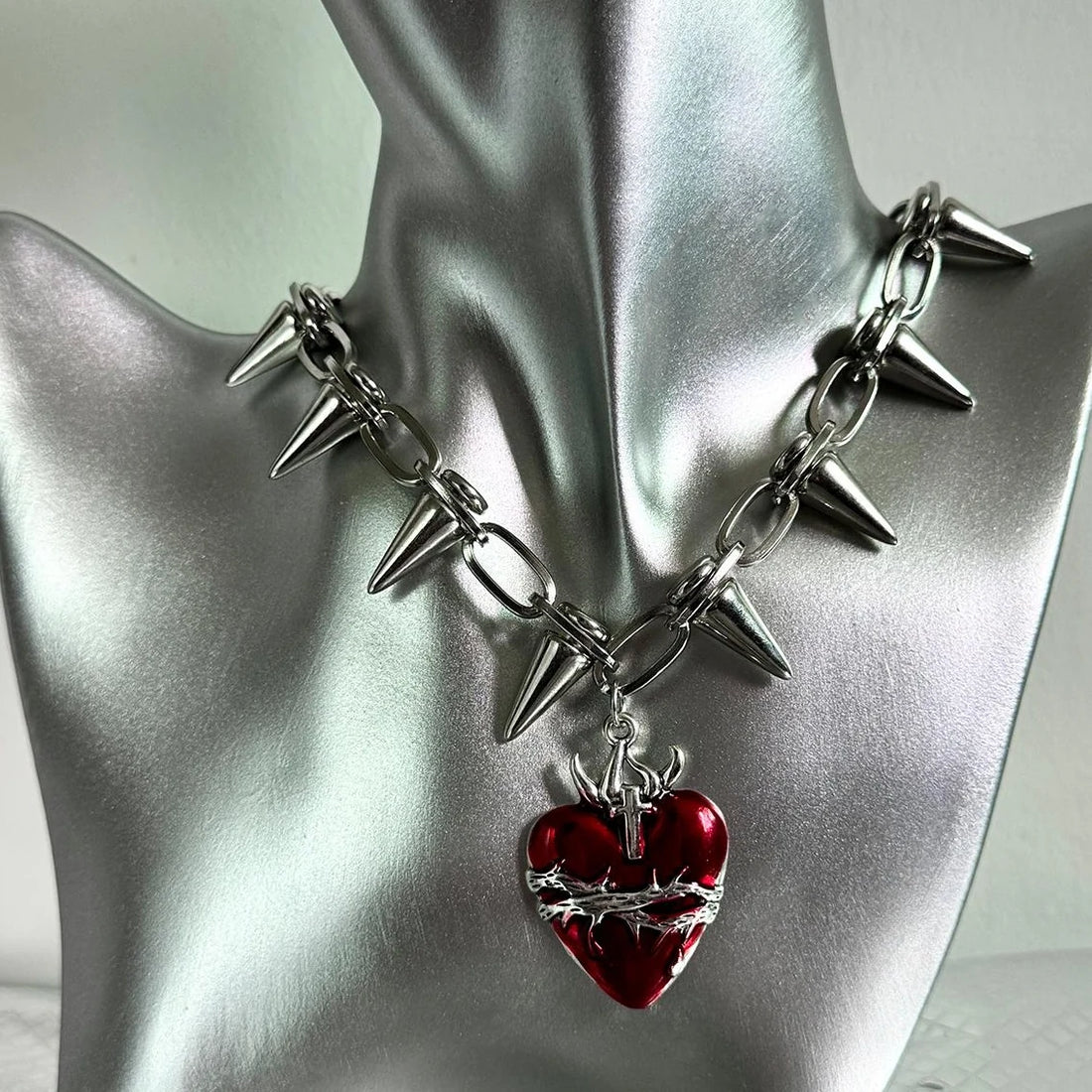 Accessories Heart Punk Choker Necklace