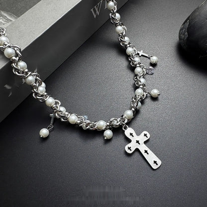 Accessories_Hollow_Cross_Pearl_Necklace_MISSTT